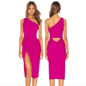NWT Katie May VALENTINE's Peephole Back New Age Midi Barbie Pink Wedding Party S